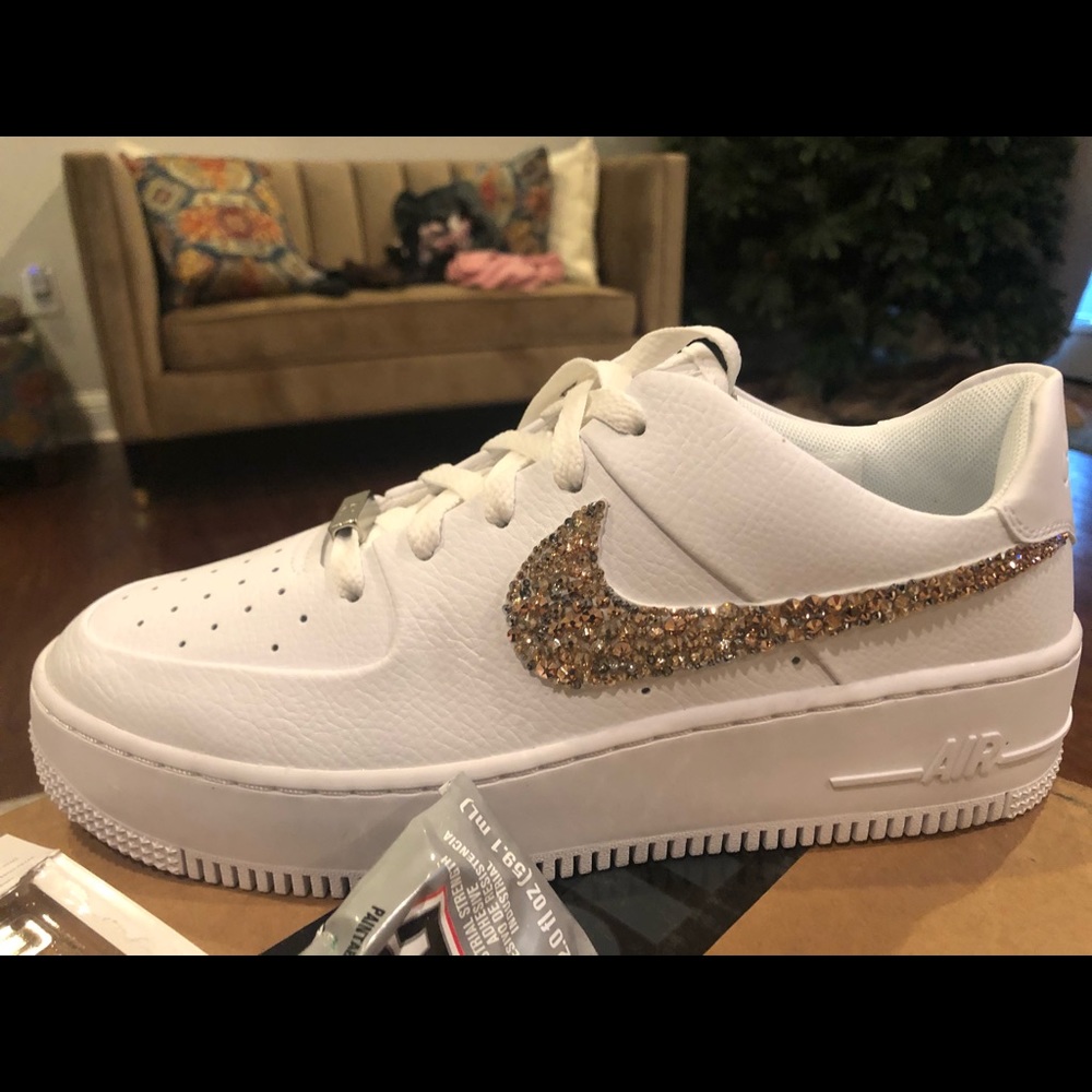 Blinged out Air Forces custom !